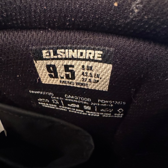 ICON ELSINORE MOTORCYCLE BOOTS SIZE 9.5 - Picture 5 of 5